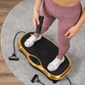 Vibrációs platform Extralink Moonwalk Spin Move black/gold 11