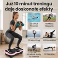 Vibrációs platform Extralink Moonwalk Spin Move black/pink 13