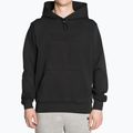 PROSTO Interlock Hoodie Logy black férfi pulóver