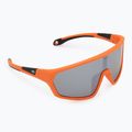 Gyerek napszemüveg GOG Flint matt neon orange/black reflex silver