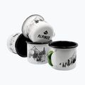 Turista bögre Alpinus Enamelled White Bear 2