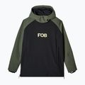 Férfi snowboard pulóver 4F M255 deep black