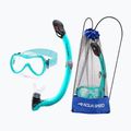 Gyerek búvárkészlet AQUA-SPEED Alize FS + Samos + Mesh türkiz