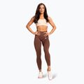 Női leggings Gym Glamour Basic Scrunch barna 2