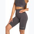 Spodenki bikery treningowe női Gym Glamour Push Up 2.0 dark silver 3