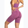 Spodenki bikery treningowe női Gym Glamour Push Up 2.0 merry berry 3