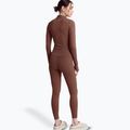 Női hosszú ujjú JOYINME Motion LS 1/4 Zip gesztenyebarna 3