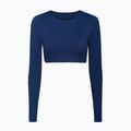Női jóga felső JoyInMe Core Crop Top dark navy 6