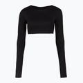 Női jóga felső JoyInMe Core Crop Top black