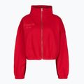 Női polár pulóver JoyInMe Zip Flow Sweatshirt berry crash