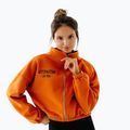 Női polár pulóver JoyInMe Zip Flow Sweatshirt pumpkin spice