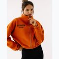 Női polár pulóver JoyInMe Zip Flow Sweatshirt pumpkin spice 4
