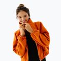 Női polár pulóver JoyInMe Zip Flow Sweatshirt pumpkin spice 7
