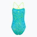 Női egyrészes fürdőruha SWEEP Aqua Hippos kék/sárga/zöld