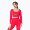 Női hosszú ujjú edzőfelső Carpatree Dopamine Buzz Seamless coral paradise pink