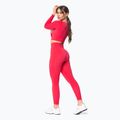 Női hosszú ujjú edzőfelső Carpatree Dopamine Buzz Seamless coral paradise pink 3
