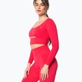 Női hosszú ujjú edzőfelső Carpatree Dopamine Buzz Seamless coral paradise pink 5