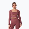 Női edző hosszú ujjú felső Carpatree Dopamine Buzz Seamless rose/brown 6