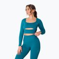 Női edző hosszú ujjú felső Carpatree Dopamine Buzz Seamless petrol green