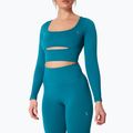 Női edző hosszú ujjú felső Carpatree Dopamine Buzz Seamless petrol green 3