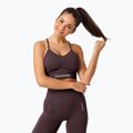 Női edző leggings Carpatree Allure Seamless berry brown 3