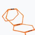 Yakimasport kombinált koordinációs kerekek Hexa karika 6 db narancssárga 100268 3