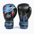 Ground Game Prodigy gyermek bokszkesztyűk fekete és kék 8