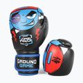 Ground Game Prodigy gyermek bokszkesztyűk fekete és kék 10