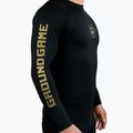 Férfi Rashguard Ground Game Athletic Gold hosszú ujjú fekete RASHATHGOLDLSS RASHATHGOLDLSS 2