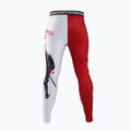 Férfi leggings Ground Game Kettei piros és fehér 4