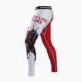 Férfi leggings Ground Game Kettei piros és fehér 5