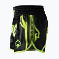 Férfi Ground Game Muay Thai Neon edző rövidnadrág fekete/zöld neon 4