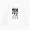 PROSTO Typeskur LS hosszú ujjú férfi póló fehér KL222MTEE2071 2