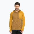 Férfi trekking pulóver Viking Birger Hoodie light brown/yellow