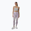 Női edző leggings 4F Solar Punk FNK F454 light yellow allover 2