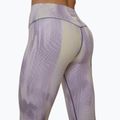 Női edző leggings 4F Solar Punk FNK F454 light yellow allover 6