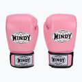 WINDY Classic valódi bőrből készült piros bokszkesztyű 2
