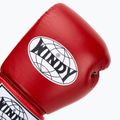 WINDY Classic valódi bőrből készült piros bokszkesztyű 5