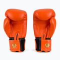 RAJA BOXING Single Standard valódi bőrből készült narancssárga bokszkesztyű 3