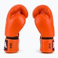 RAJA BOXING Single Standard valódi bőrből készült narancssárga bokszkesztyű 4