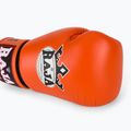 RAJA BOXING Single Standard valódi bőrből készült narancssárga bokszkesztyű 5
