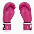 RAJA BOXING Single Standard valódi bőrből készült rózsaszín bokszkesztyű 4