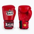 RAJA BOXING Egyszeres Standard valódi bőr bokszkesztyű piros