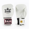 RAJA BOXING Single Standard valódi bőr fehér bokszkesztyű