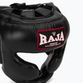 RAJA BOXING Semi bőr fekete bokszsisak 4