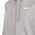 Férfi PROSTO kapucnis pulóver Logo Zip szürke 4