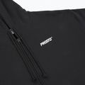 Férfi PROSTO kapucnis pulóver Logo Zip fekete 3