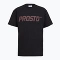 Férfi PROSTO Big Logo mosott fekete póló