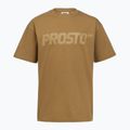 Férfi póló PROSTO Big Logo cinnamon beige
