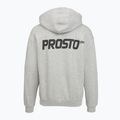 Férfi pulóver PROSTO Hoodie Half Zip Big Log Infinity grey/melange 2